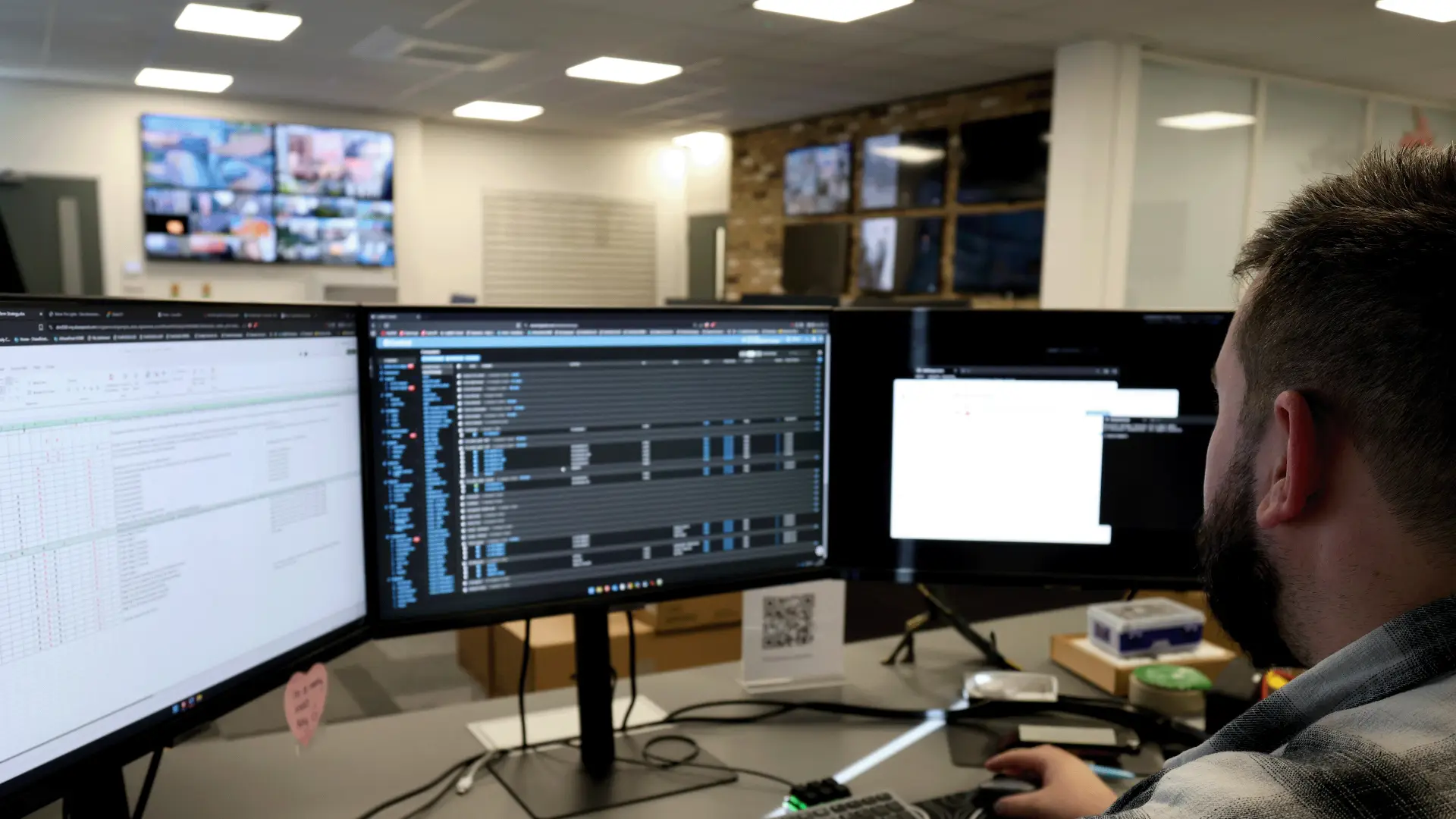 Large-format digital media systems operating during a live event at Ascot