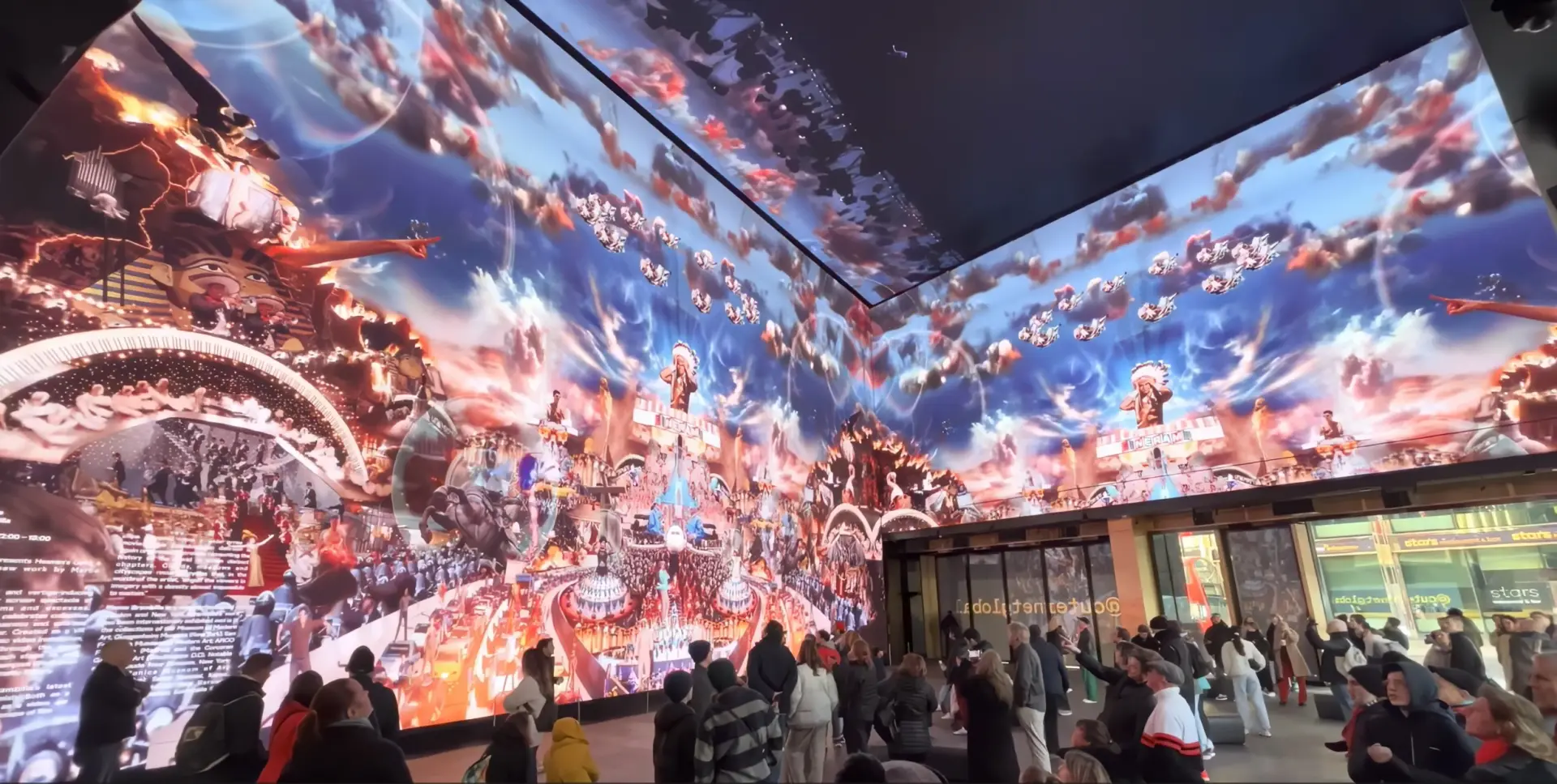 Immersive large-format digital environment at Outernet London